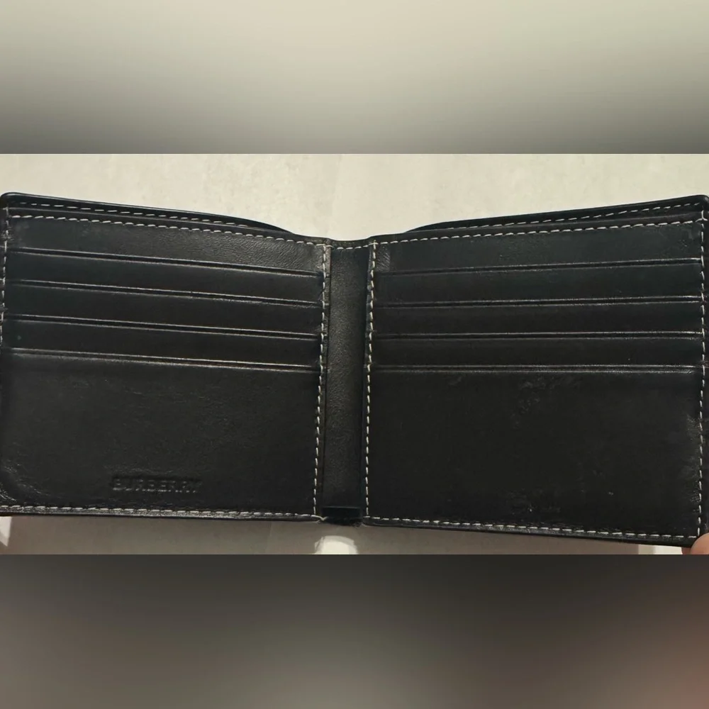 BURBERRY Check Bifold Wallet